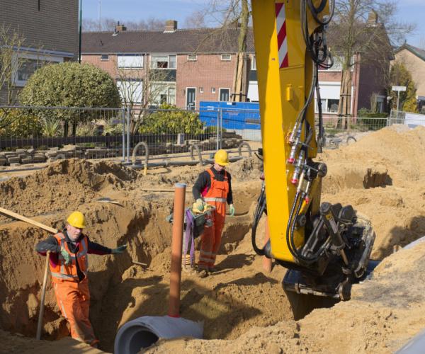 Vervangen rioolstelsel en nieuw hemelwaterriool Veenendaal