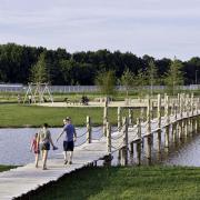 Crescent Park Harderwijk met waterberging en recreatie